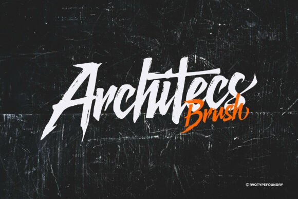 Architecs Brush: A Vintage-Inspired Handwritten Font for Creative Expression