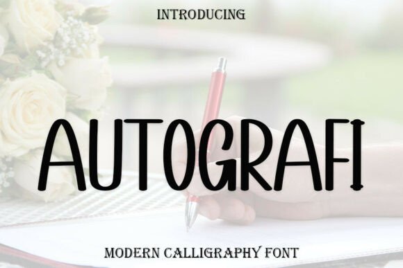 Autografi: A Sweet and Versatile Handwritten Font for Elegant Design