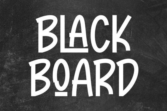 Black Board: The Playful Font That Brings Energy to Every Design