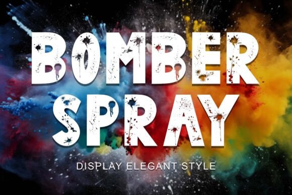 Bomber Spray: The Ultimate Font for Bold Urban Expression