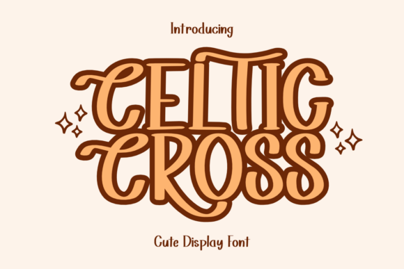 Celtic Cross: A Whimsical Font for Creative Branding and Magical Designs
