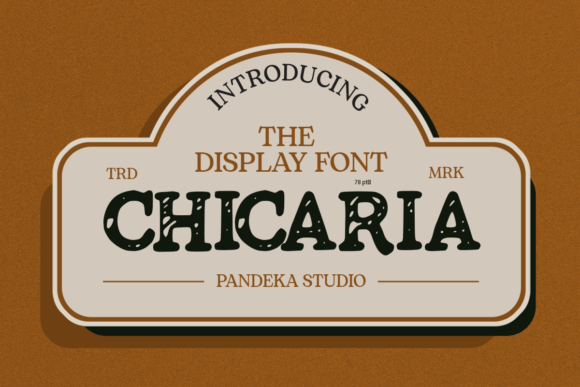 Chicaria: A Vintage Display Font with Timeless Elegance