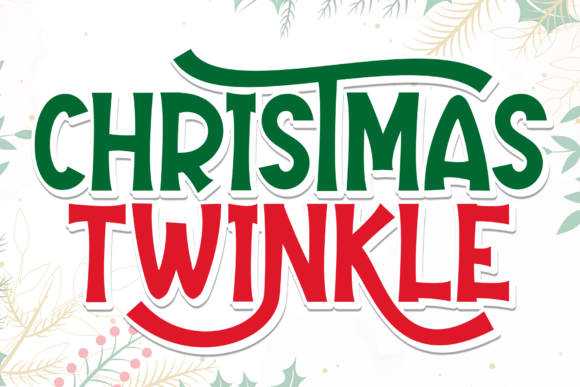 Christmas Twinkle: A Playful Typeface for Modern Design