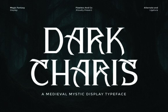Dark Charis: A Typeface That Speaks in Shadows