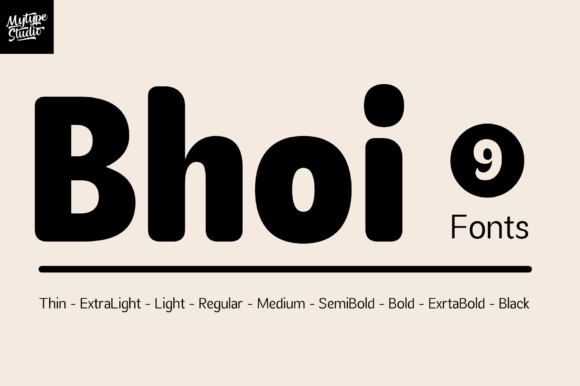 Enhance Your Design Projects with Bhoi: A Versatile, Friendly Sans-Serif Font