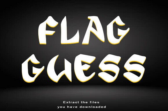 Flag Guess: A Bold Font for High-Impact Design