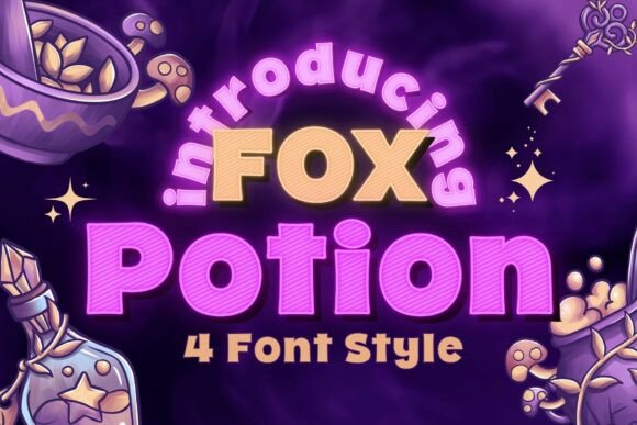 Fox Potion: A Whimsical Font for Magical Designs