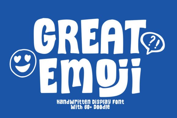 Great Emoji Regular: A Playful Typeface for Expressive Design