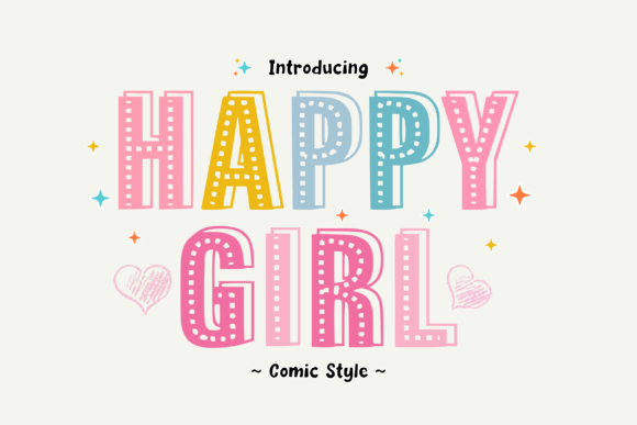 Happygirl Regular: A Playful Font for Lively Designs