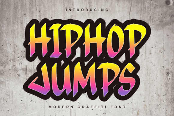 Hiphop Jumps: A Bold Typeface for Urban Creativity