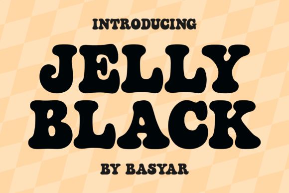 Jelly Black: A Playful Typeface for Bold Design