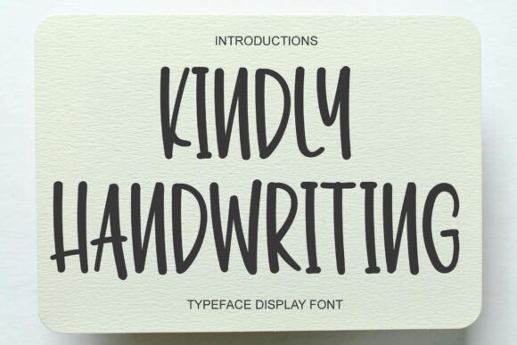 Kindly Handwriting: The Elegance of Personalized Typography