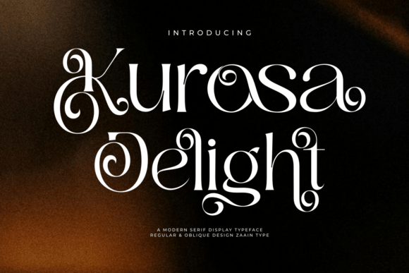 Kurosa Delight: The Elegant Serif Font for Modern Design