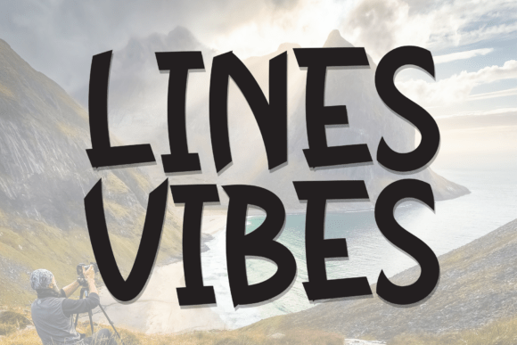 Lines Vibes: A Strategic Typography Choice for Bold Branding and Creative Impact