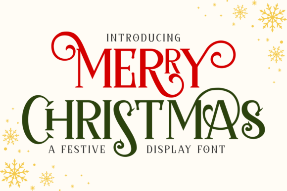 Merrychristmas Regular: A Festive Font for Joyful Designs