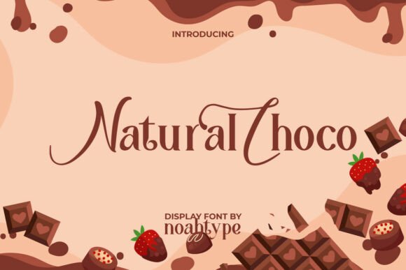 Natural Choco: A Modern Display Font for Diverse Design Needs