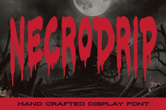 Necrodrip: The Perfect Font for Haunting Designs