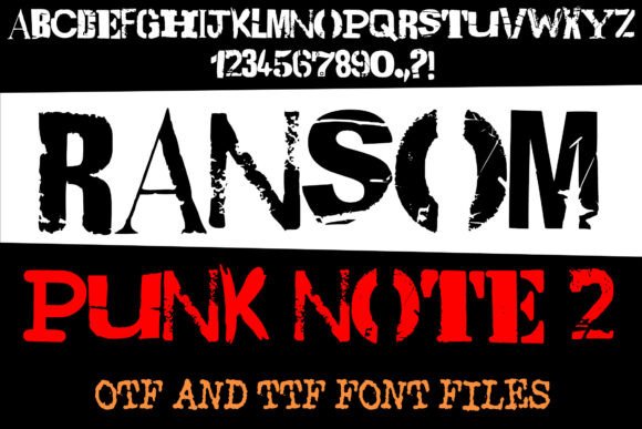 Ransom Punk Note 2: A Bold Typeface for the Modern Rebel