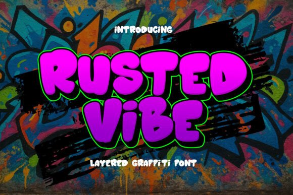 Rusted Vibe: The Graffiti-Inspired Typeface That Adds Urban Energy to Your Designs