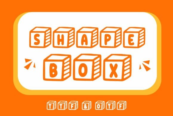 Shape Box: A Versatile Display Font for Creative Designs