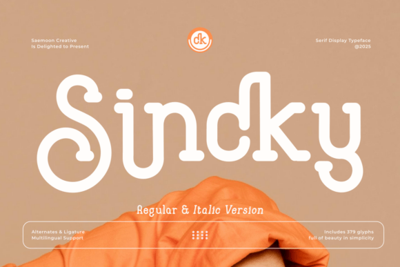 Sincky: A Modern Serif Display Font for Impactful Typography