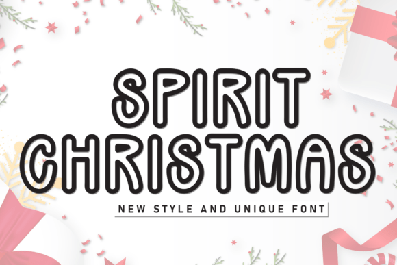 Spirit Christmas: A Versatile Font for Warm, Inviting Designs