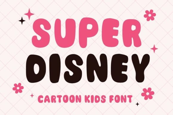 Super Disney Font: A Versatile Display Typeface for Friendly Design