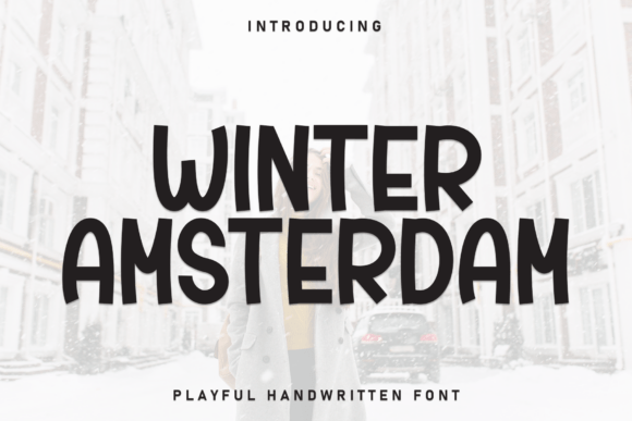 Winter Amsterdam: A Playful Typeface for Creative Expression